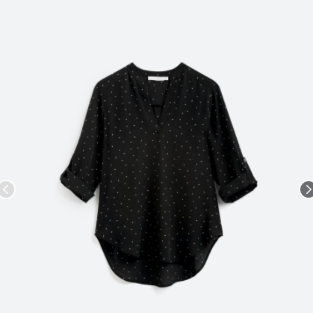 LUSH Warren Split Neck Blouse Size: XL